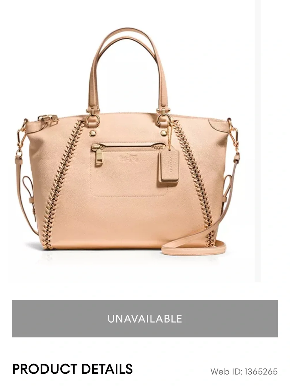 COACH 2017 EUC Prairie Satchel in Whiplash Leather No removable strap $595